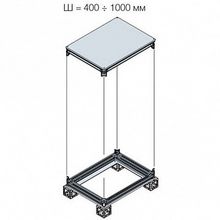 Рама шкафа верхняя нижняя 400X400ШхГ |  код. EK4040KN |  ABB