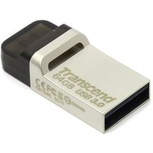 Накопитель  Transcend   TS64GJF880S   JetFlash 880S USB3.0 USB micro-B OTG  Flash  Drive  64Gb (RTL)