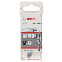 Bosch HSS Ступенчатое сверло 4-20 мм (2608597519 , 2.608.597.519)