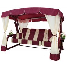 Садовые качели ЭДЕМ ЛЮКС 76 (бордо)