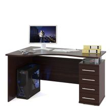 Сокол Правый угловой компьютерный стол КСТ-104П дуб венге ID - 292119