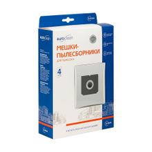 E-01 4 Мешки-пылесборники Euroclean синтетические для пылесоса, 4 шт