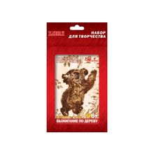 Лори Выжигание по дереву Медведь (рамка10х15), артикул Вр-001 (унисекс)