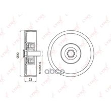 Ролик Натяжной Приводного Ремня Suzuki Grand Vitara I-Ii 2.0 98>   Vitara 2.0 96-99   Baleno(Eg) 1.8 96-02 LYNXauto арт. PB5027