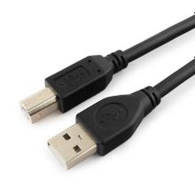 Кабель USB 2.0 Am=>Bm - 1.8 м, черный, GEMBIRD Pro (CCP-USB2-AMBM-6)