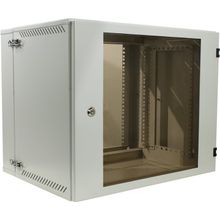 NT WALLBOX PRO 9-64 G Шкаф 19&#34; настенный, двухсекционный, серый, 9U 600*460, дверь стекло-металл