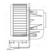 Э Вентилятор Отоп. Для А М Vw Transporter T5 (03-) Vw Transporter V-Vi 03> LUZAR арт. LFH18H8