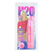 Seven Creations Розовый вибратор H2O ULTRA STUD WATERPROOF VIBRATOR - 17 см. (розовый)