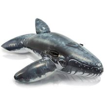 Игрушка для плавания верхом 201*135 см Realistic Whale Intex (57530)