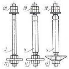 Болт фундаментный 2.1М20х1120 с анкерной плитой ГОСТ 24379.1-2012 (ГОСТ 24379.1-80)