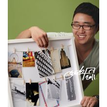 Umbra c зажимами для фотографий Clothesline белая