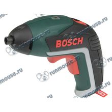 Шуруповерт Bosch "IXO" 06039A8022, аккум. (Li-Ion 3.6В, 215об. мин., шестигран.) + 2 насадки + 10 бит [131666]