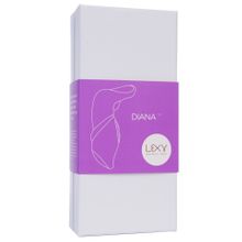 Lexy Фиолетовый вибратор Diana - 13,5 см.