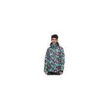 Куртка Quiksilver Last Mission Print Insulated Jkt 1 Black Green Purple