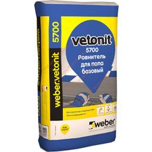 ВЕБЕР.ВЕТОНИТ 5700 стяжка пола (25кг)   WEBER.VETONIT 5700 ровнитель для пола базовый (25кг)
