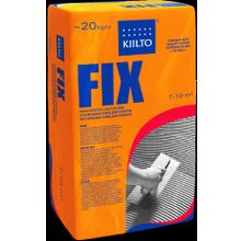 Плиточный клей KIILTO FIX  для облицовки стен и полов керамической плиткой. 20 кг KIILTO