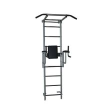 ДСК"Крепыш плюс" пристенный с брусьями - 2 серый