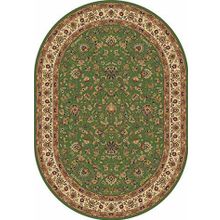 Российский ковер BUHARA 5471_green_oval, 2.8 x 4.7