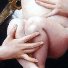 Картина на холсте маслом "Мадонна в лилиях, В. Бугро"