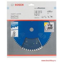 Bosch Пильный диск Expert for Aluminium 190x20x2.6 1.6x56T по алюминию (2608644101 , 2.608.644.101)
