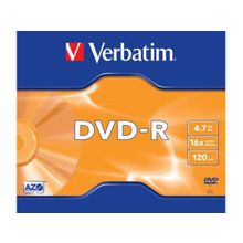 Verbatim DVD-R Verbatim 4.7Gb 16х Slim
