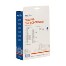 E-04 4 Мешки-пылесборники Euroclean синтетические для пылесоса, 4 шт