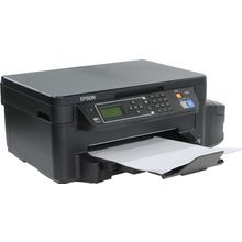 Комбайн  Epson L605 (A4, струйное МФУ, 33 стр мин, 4800 optimized dpi, 4краски, USB2.0, WiFi, сетевой,двусторонняя печать)