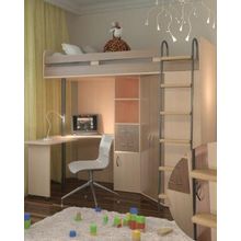 РВ мебель М-85 дуб молочный дуб шамони