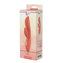 Dream Toys Оранжевый вибратор-кролик Carmen - 22,5 см. (оранжевый)