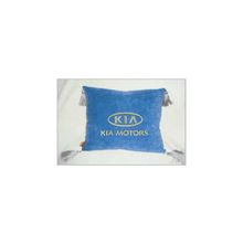  Подушка Kia motors синяя с кистями серебро