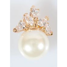 Кулон с жемчугом "С треугольником"