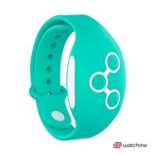 DreamLove Розовое виброяйцо с зеленым пультом-часами Wearwatch Egg Wireless Watchme (розовый)