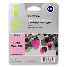 Картридж струйный Cactus CS-EPT966 светло-пурпурный для Epson Stylus Photo R2880 (13мл)