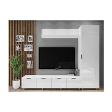 Case Гостиная ASTERIA XL с полкой Белый Белый глянец