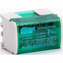 Кросс-модуль на DIN-рейку 2х7 групп, 100А ШН-103 a | код. 32015DEK |  DEKraft