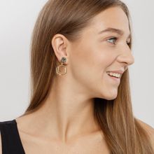 Клипсы под золото (арт. 76454-1)