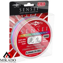 Плетеный шнур Mikado SENSEI MARK-COUNTDOWN 0,20 (250 м) - 16.20 кг.