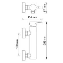 WasserKRAFT Смеситель для душа Berkel 4802