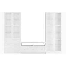 Смарт Стенка модульная Билли 58 Белый