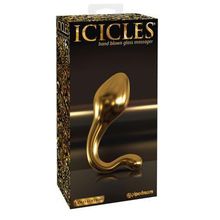 Анальный стимулятор Icicles Gold Edition G11 - Gold 10,9 см