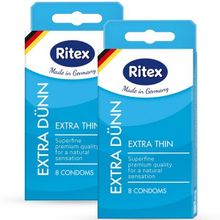 Ультратонкие презервативы Ritex Extra Dunn 8шт