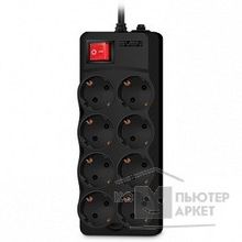 Sven Фильтр Optima Pro 1.8 м, 8 евророзеток, черный