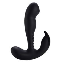 Howells Черный вибростимулятор простаты Anal Vibrating Prostate Stimulator with Rolling - 13,3 см. (черный)