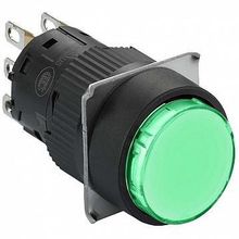Кнопка Harmony 16 мм? 24В, IP65, Зеленый | код. XB6EAF3B1P | Schneider Electric