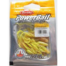 Имитация нимфы Powerbait Power Nymph, 2.5см, 12шт., Pumpkin Chartreuse Berkley