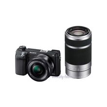 SONY Alpha NEX-6Y kit (PZ 16-50 mm + 55-210 mm) black