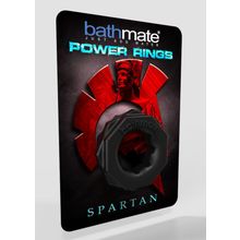 Bathmate Чёрное эрекционное кольцо Spartan