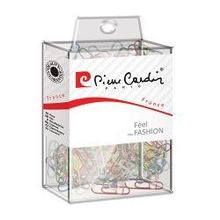 скрепки Pierre Cardin, 28мм, цветные, 100шт, пластиковая упаковка 57503
