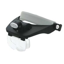 Лупа 81001-3Led (лупа налобная с подсветкой)