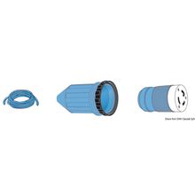 Osculati Pre-mounted cap + cable blue 10 m 50 A, 14.334.20